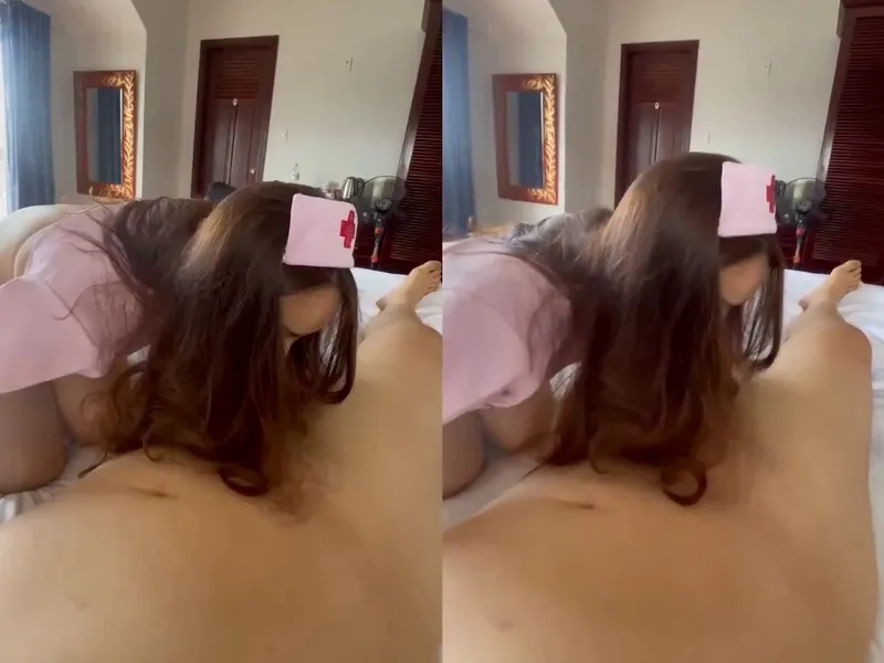 Nện em ngành cosplay nhân viên chăm sóc trong nhà nghỉ || p1